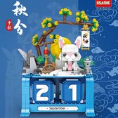 Hsanhe 32004 - Creative Calendar met - 741 onderdelen - Lego Compatibel - Bouwdoos