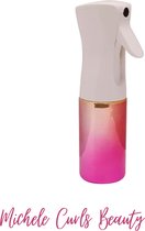 Michele Curls Beauty - Hair mist- Waterspuit - Water spray- 200 ml - Plantenspuit - Metallic Pink Gold