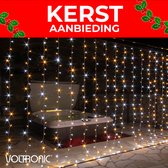 Voltronic Kerstverlichting - Lichtgordijn - met Afstandsbediening & Timer - Kerstlampjes - Kerstverlichting - Kerstverlichting Binnen - Kerstverlichting Buiten - Feestverlichting - Feest - Ke