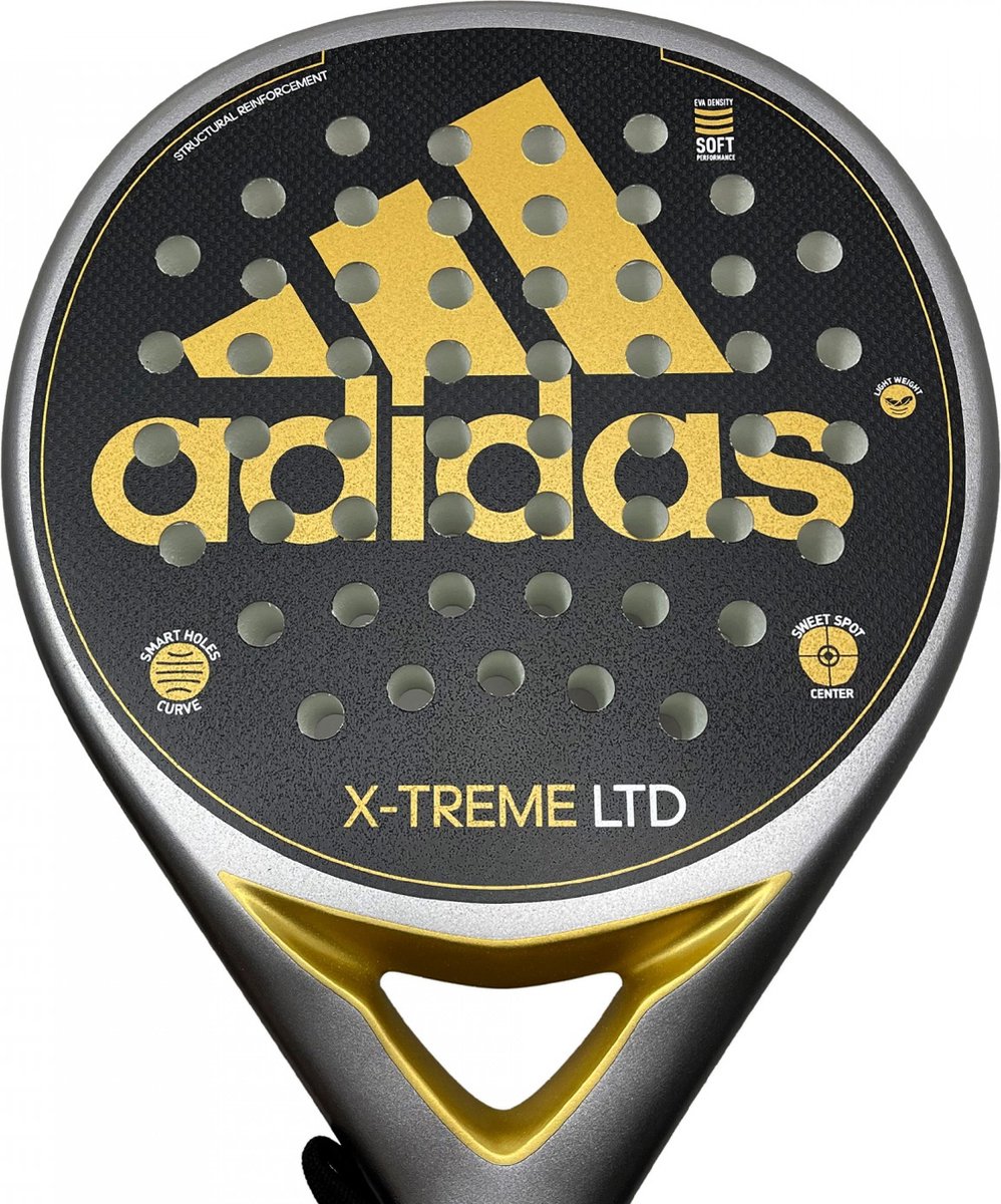 Adidas X-Treme LTD Padel racket Zwart-Goud 2021 | bol.com