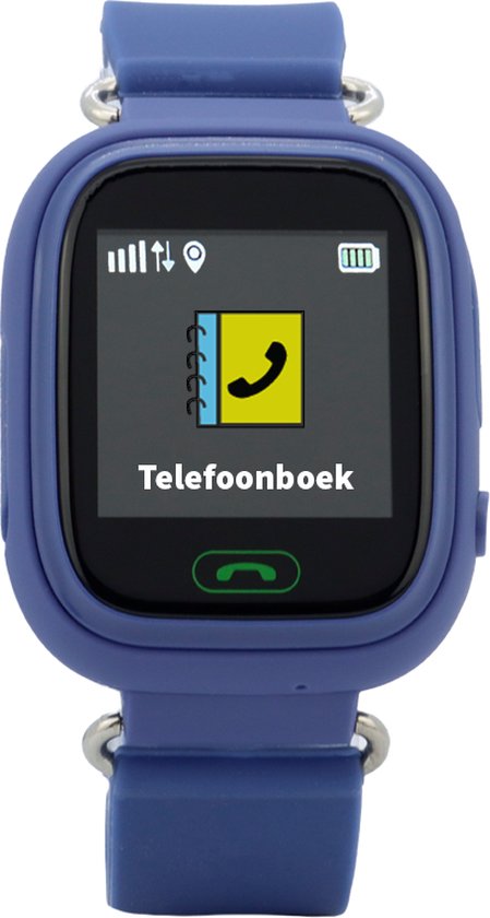 One2track Connect Touch - GPS Smartwatch kind met telefoon - Blauw - GPS  met... | bol.com