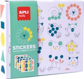 APLI Kids Stickerspel geometrische dieren
