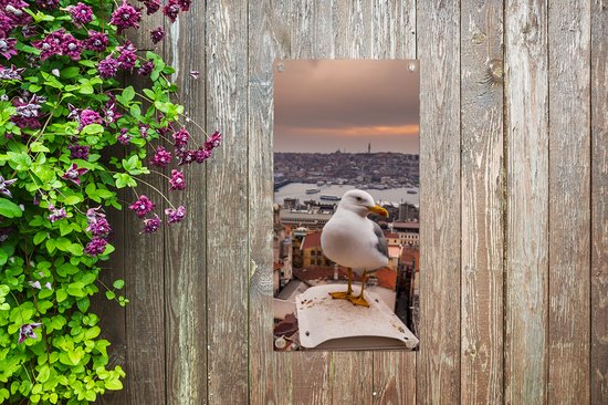 Affiche de jardin Mouette - Istanbul - Architecture - 30x60 cm