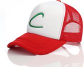 Rood wit pet  - Baseball cap