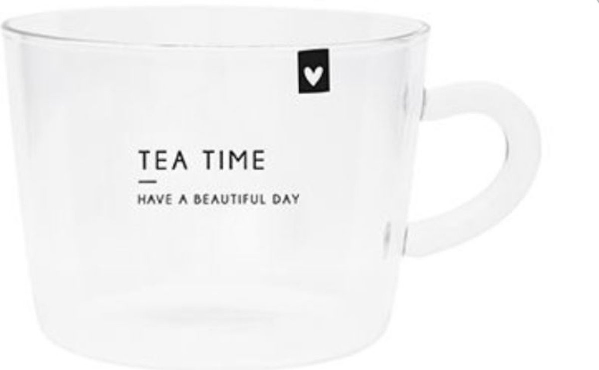 Bastion Collections - Theeglas - Tea Time, have a beautiful day