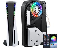 Playstation 5 Smart RGB LED strips - Inclusief App en Afstandsbediening - Reageert op Game Geluid - geschikt voor PS5 Original, Slim & Pro - Cover Skin - PS5 Faceplate - PS5 Accessoires
