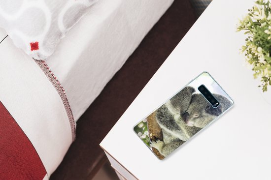 Coque Samsung Galaxy S10 Plus - Koalas - Hug - Animaux - Siliconen - Sinterklaas - Noël - Cadeaux - Cadeaux chaussures