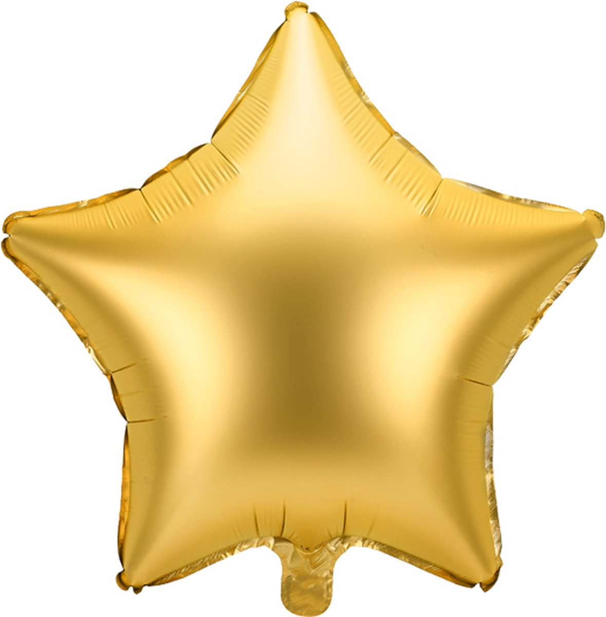 Folieballon ster goud Satijn 48cm