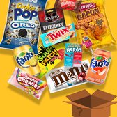 Vendomagic Mystery Snackbox Movienight - Amerikaans Snoep - Mystery box - Chips - Frisdrank