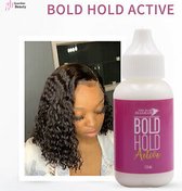 Bold Hold Active - haarlijm - Strong Hold Glue For Wigs and Hair Systems - The Hair Diagram - Invisible Bonding - Formulated For Oily Skin - Non Toxic - No Odor or Latex - Humidity Resistant & Waterproof - 1.3oz