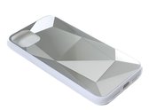 Apple iPhone 11 PRO | Spiegel Facet hoesje | Beschermhoesje - Backcover | Spiegelhoesje - Mirrorcase | Diamant - Diamond | ZILVER - SILVER