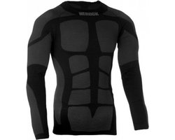 Nikos Thermische t-shirt - Thermoshirt - Thermo t-shirt - Thermoshirt lange mouwen - Zwart - S/M