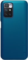 Nillkin Super Frosted Shield Xiaomi Redmi 10 Hoesje Back Cover Blauw