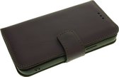 Made-NL Handgemaakte ( Apple iPhone 12 Pro Max ) book case Paars glad robuuste leer