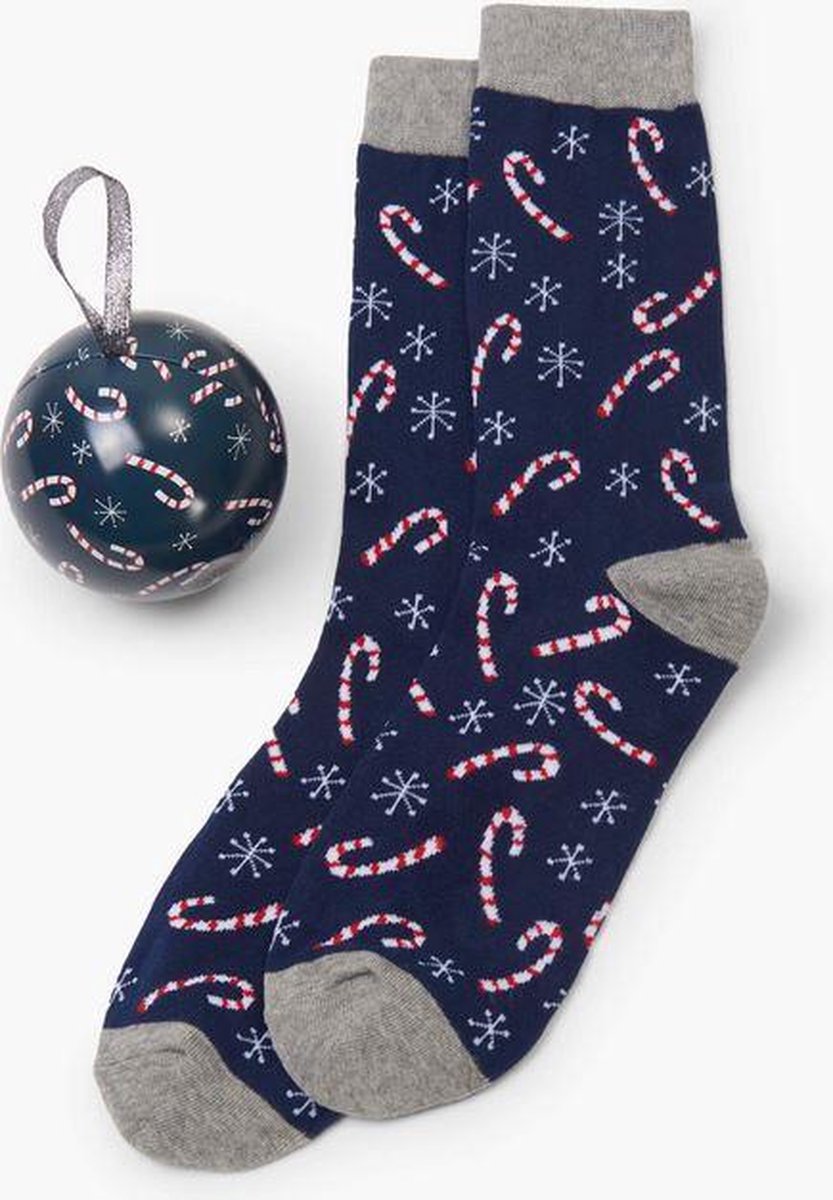 Kerstsokken heren, sokken voor mannen in kerstbal, kerstsokken - cadeau voor man - gadget