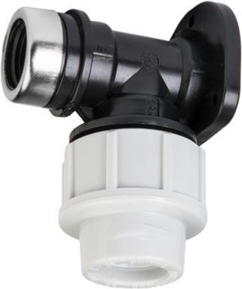 Muurplaat voor PE/tyleen - 25mm x 3/4 binnendraad - 16 bar