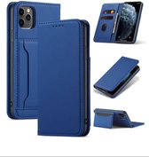 GSMNed – Luxe iPhone 12 Mini  Blauw – hoogwaardig Leren Pu Hoesje – iPhone 12 Mini Blauw – Design