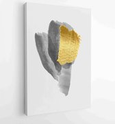 Minimal and Gold abstract wall arts vector collection 3 - Moderne schilderijen – Vertical – 1899821461 - 40-30 Vertical