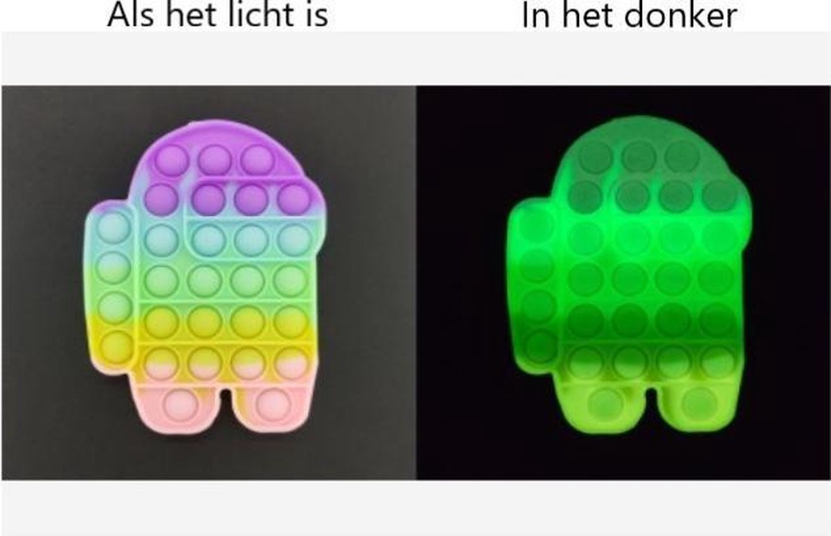 Glow In The Dark Among Us Pop It
