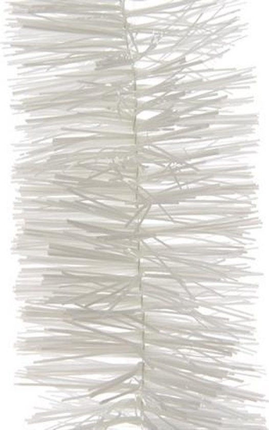2x Kerstboom folie slinger wit 270 cm | bol.com