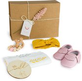 Baby geschenkset Meisje - Kraamcadeau - Baby Cadeau - Geboorte Cadeau - Babyshower geschenkset - Zwangerschap cadeau