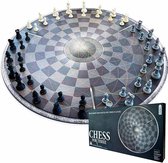 MikaMax Chess for Three - Schaakbord XL voor 3 Personen - Schaakspel - Bordspel - 3 Persoons Schaakbord - ø 55CM