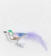 Sissy-Boy - Kerst ornament vogel clip paars