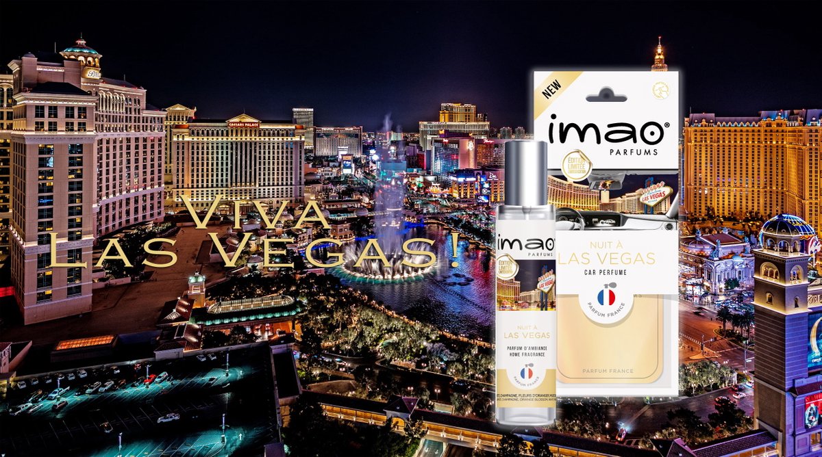 IMAO - LUCHTVERFRISSER KAART LAS VEGAS LIMITED EDITION GOLD