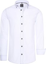 Rusty Neal - Heren Overhemd - Regular Fit - Stretch - 11024 - Wit