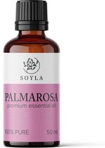 Palmarosa olie - 50 ml - 100% Puur - Etherische olie van Palmarosa olie