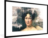 Cadre photo inclus. Affiche - Johanna Henriëtte Engelen - Dubois Drahonet - Journal - 120x80 cm - Cadre affiche