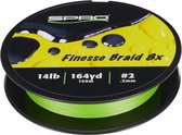 Gevlochten Lijn - Spro - Finesse Braid - 8x - Lime - 150m - 0.13mm