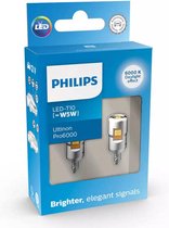 Philips Ultinon Pro6000 W5W-T10 set 6000k 11961CU60X2