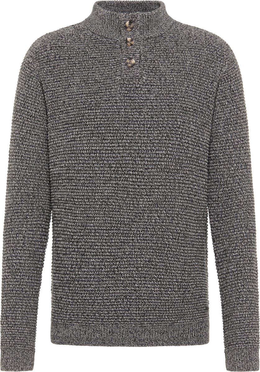 Mustang Emil trui cardigan grijs - maat S
