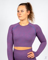 JT Supply – Epic – Naadloze Sporttop lange mouwen – Seamless Sporttop – Longsleeve Crop Top – Sportshirt – Sport BH – Fitness Beha – Fitness BH – Fitness Top – Yoga Crop Top – Yoga