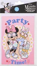 Uitnodigingen Minnie Mouse - Minnie Mouse & Katrien Duck - 5 stuks