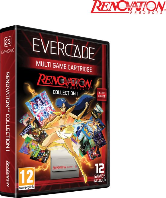 Evercade - Renovation cartridge 1 - 12 games