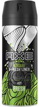 Axe Deodorant Spray Wasabi & Fresh Linen 150ml