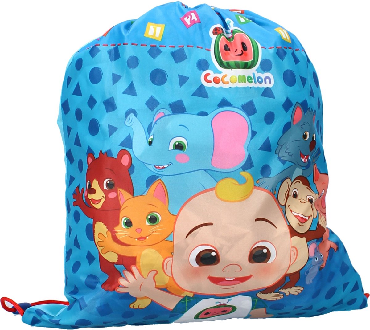 Cocomelon Gymtas First Day Junior 1,5 Liter Polyester Blauw