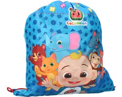 Cocomelon Gymtas First Day Junior 1,5 Liter Polyester Blauw