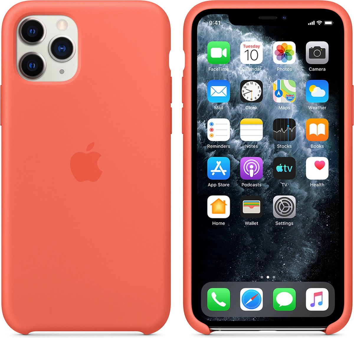 Apple - Siliconen Hoesje - iPhone 11 Pro - Mandarijn