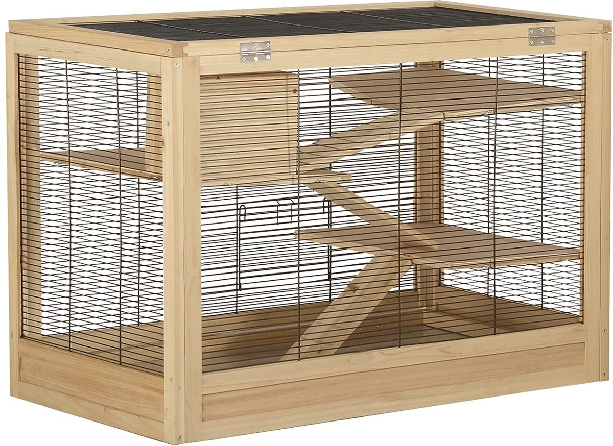 FURNIBELLA-Cage à hamster bois grande cage pour petits animaux cage à  souris cage à... | bol.com