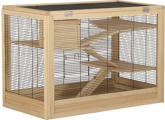 FURNIBELLA-Cage à hamster bois grande cage pour petits animaux cage à  souris cage à... | bol.
