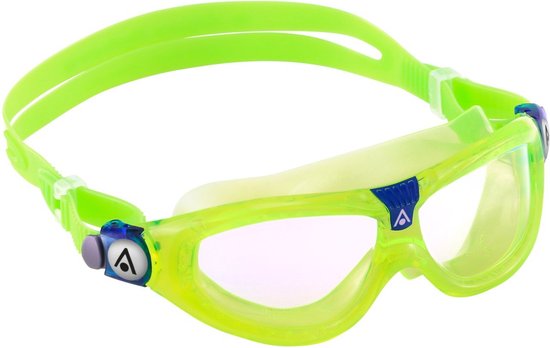 Aquasphere Seal Kid 2 - Zwembril - Kinderen - Clear Lens - Groen/Blauw