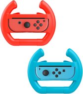 Dobe - Set (2 stuks) Blauw/Rood - Racestuur - Stuurtje geschikt voor Mario Kart