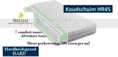 2-Persoons Matras -MICRO POCKET HR45 Koudschuim 7 ZONE 21 CM  - Stevig ligcomfort - 180x200/21