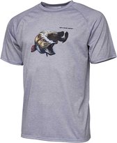 SAVAGE GEAR PIKE TEE L FLINTH GREY MELANGE LARGE