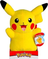 Pikachu "Happy Hands" Pokémon Pluche Knuffel 32 cm | Pokemon Plush Toy | Speelgoed knuffeldier knuffelpop voor kinderen jongen meisjes