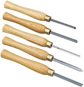 Proxxon outils de tournage sur bois Hss, 5 pcs. (Pr27023)