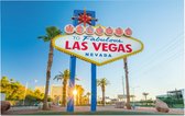 Wereldberoemde welkomstbord van de Las Vegas Strip - Foto op Forex - 45 x 30 cm